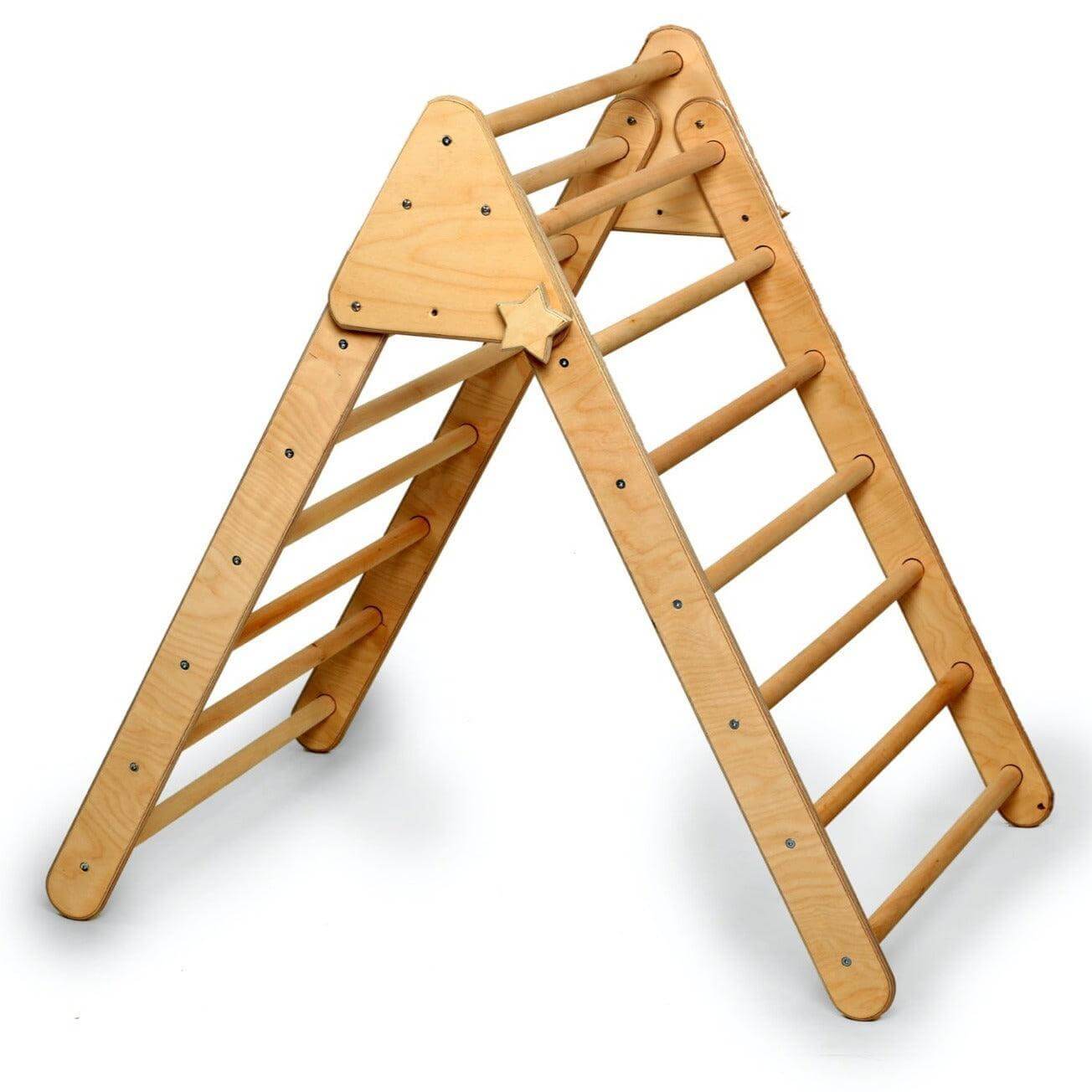2-Piece Montessori Climber Set - Triangle (3 Sizes) & Ramp